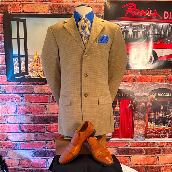 Oscar de la Renta Beige Blazer - Picture 1 of 17